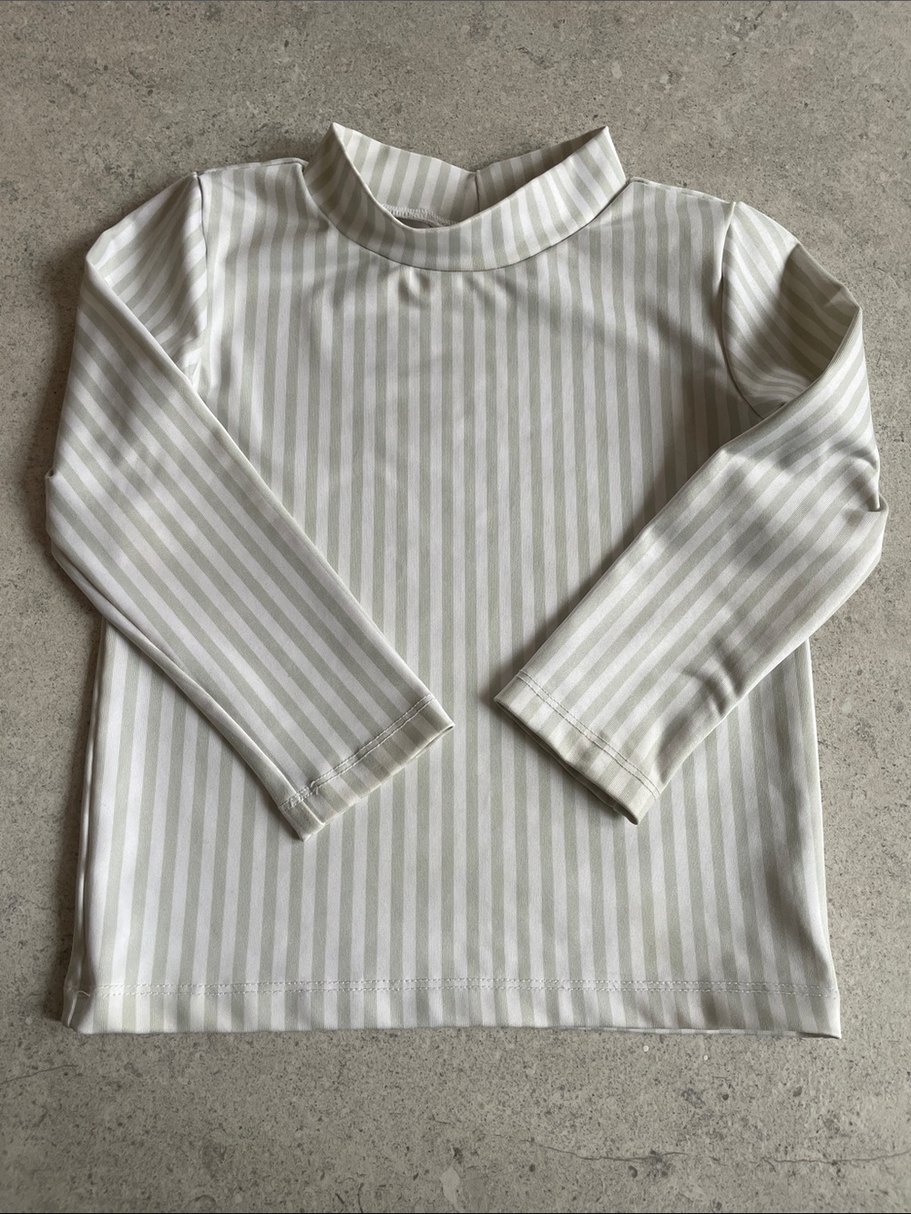 • Toddler Long-Sleeve Stripe swim Top UFP 50 - imagine Perry (3-4T)
